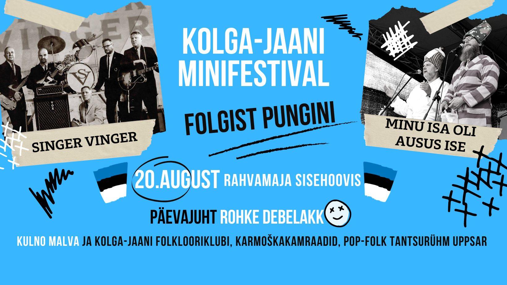 Kolga-Jaani minifestival Folgist Pungini (Kolga-Jaani minifestival Folgist Pungini, FB).