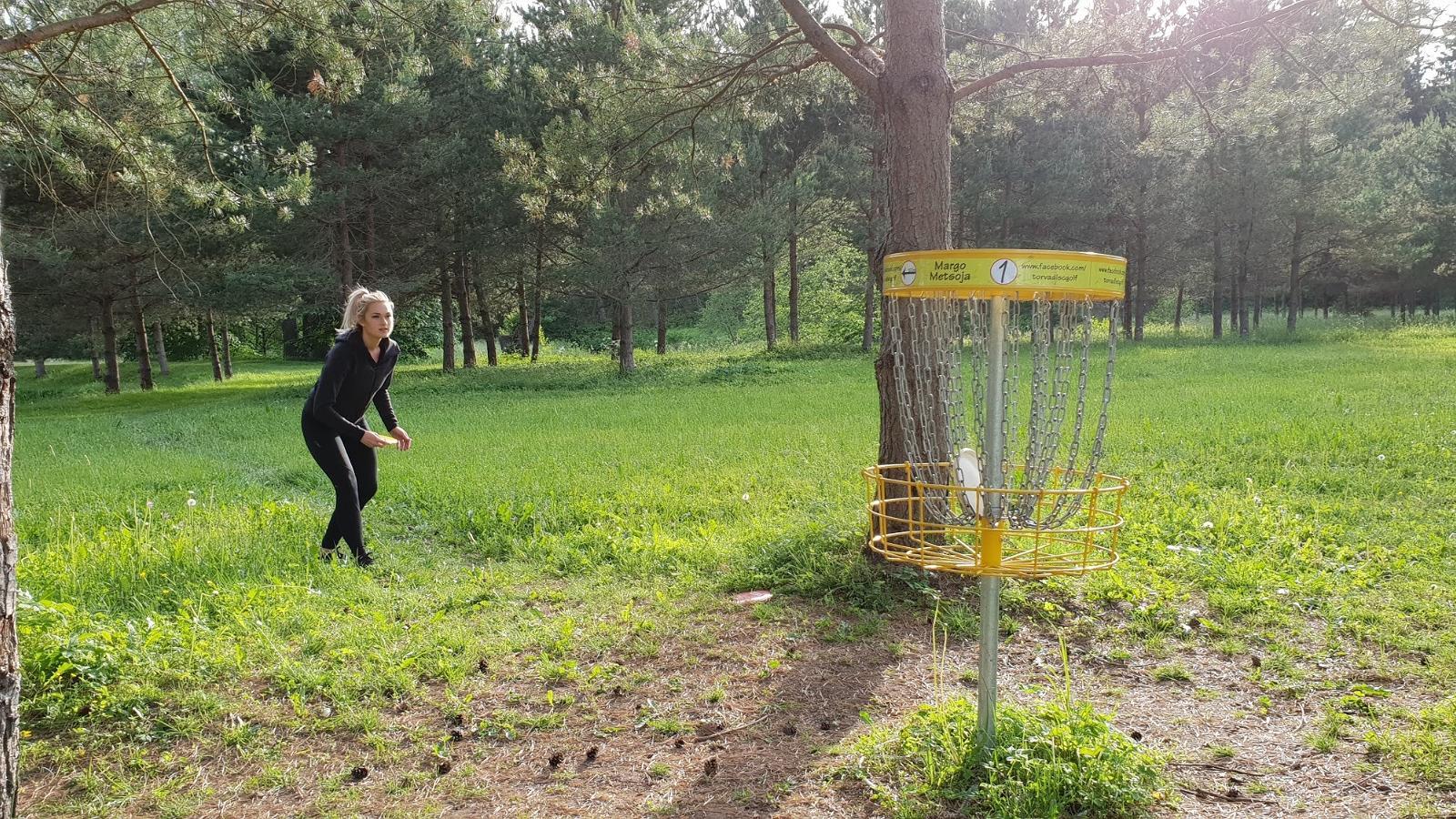 Tõrva disc golf park (Margo Metsoja).