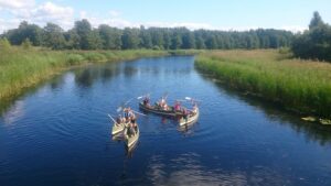 Kanuu.ee canoe trip in Soomaa with a bog walk (Katriin Krimm).