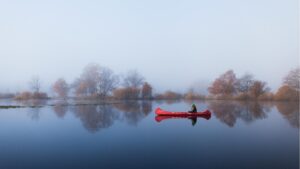 Fifth season canoeing trip in Soomaa (Karl Ander Adami).