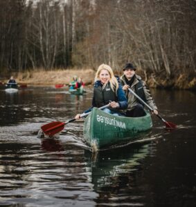 Canoe trip in Soomaa (Mait Jüriado).