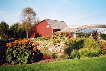 Garten des Bauernhofs Lusika (Erakogu).